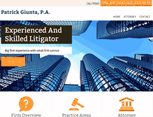 Tablet Screenshot of pgpalaw.com